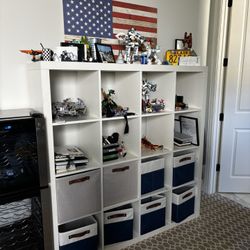 IKEA White Cubby Shelving