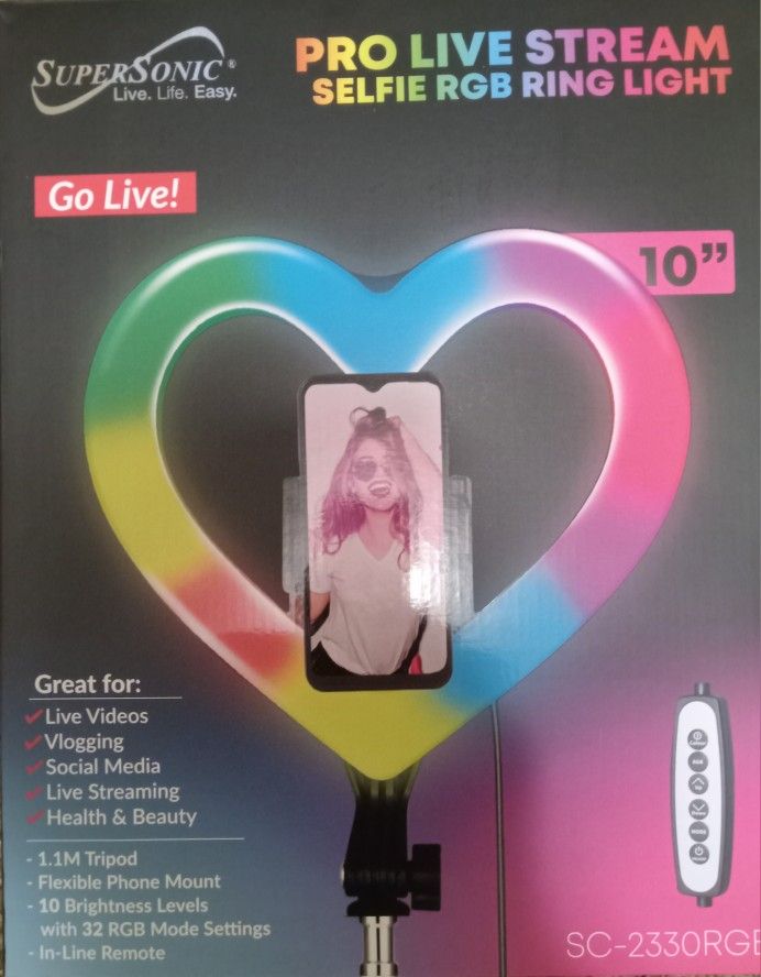 Heart Shaped Ring Light