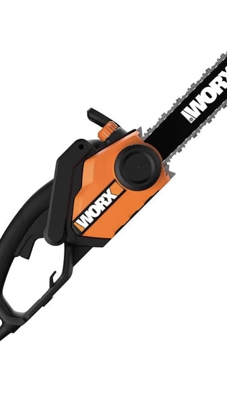 WORX WG303.1, 14.5 Amp 16-inch Corded Electric Chainsaw with Auto-Tension, Chain Brake