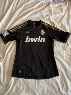Real Madrid Black And Gold Away Jersey 2011-2012 ADULT S