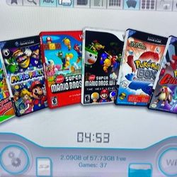 NINTENDO WII + 33 WII and GAMECUBE GAMES