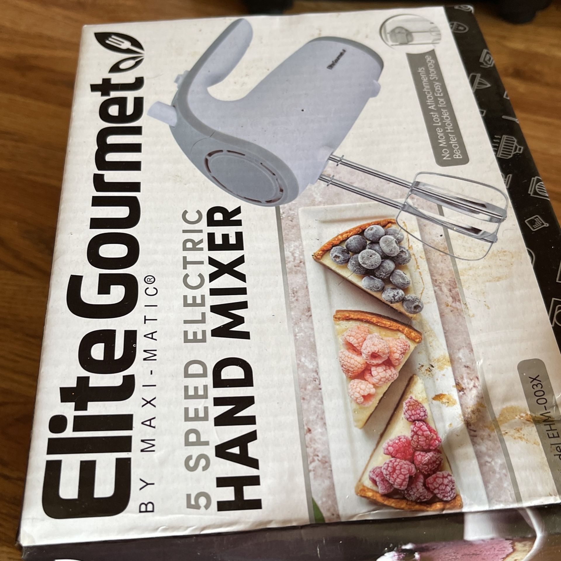 5 Speed Hand Mixer Perfect For Bread Makers