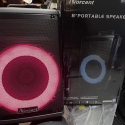 8” Portable Speaker 