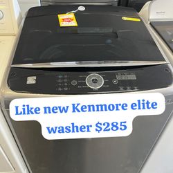 Like New Kenmore élite Washer 