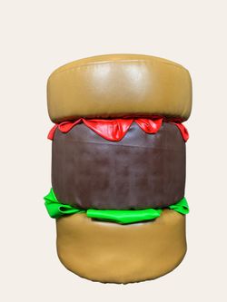 Medium Burger Ottoman  