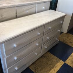 Dresser 6 Drawers In Any Color New Solid Wood 