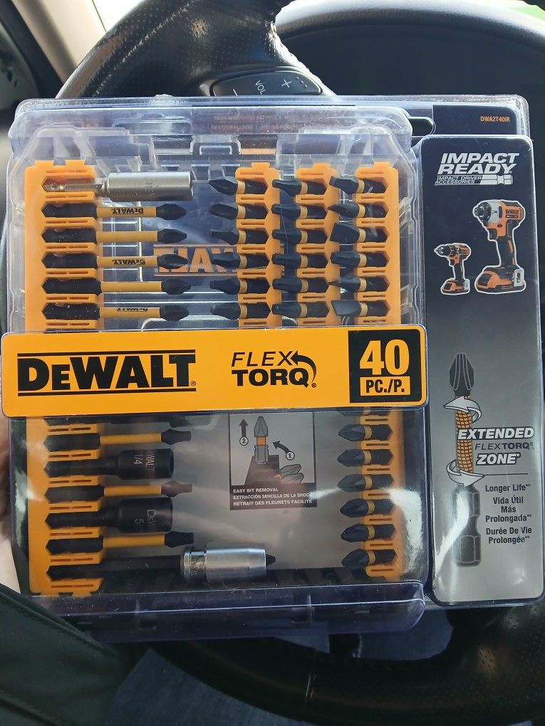 Dewalt Screwdriving Bit Set And A Klein Meter