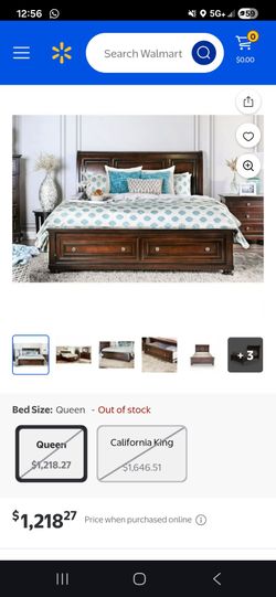 Queen Size Bed Set In Perfect Condition