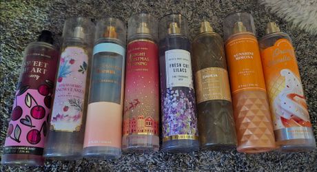 Bath & body works body mist lot!
