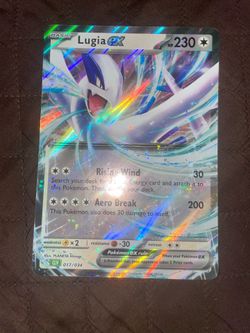 Jumbo lugia ex card