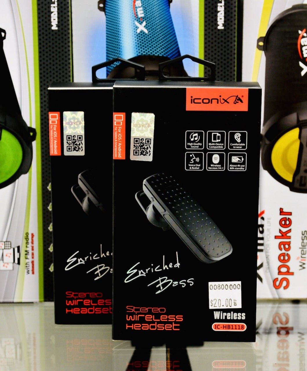 Stereo Wireless Headset IC-HB1118