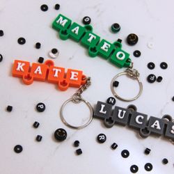 Custom 3D Printed Name Keychain – Lightweight & Durable