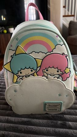 Loungefly Sanrio Little Twin Stars Rainbow Mini Backpack