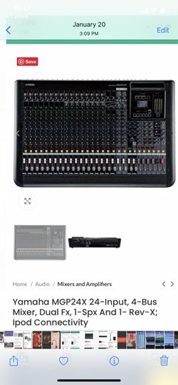 Yamaha MGP 24 Channel With Dual Digital Effect
