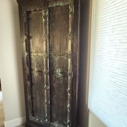 Solid Wood Corner Cabinet.