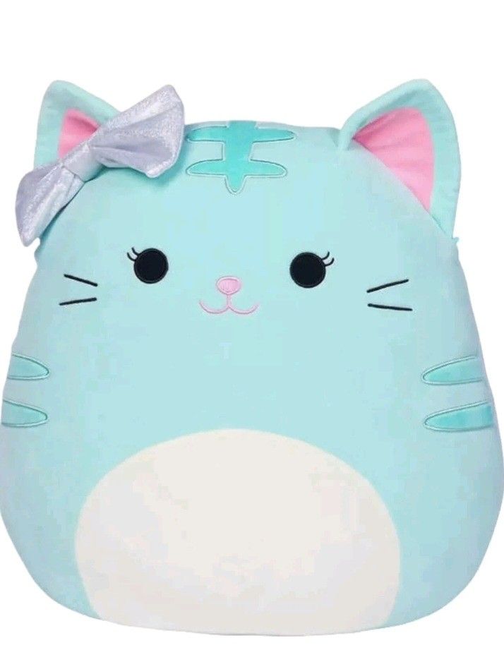 16" Tres'zure The Mint Tabby Cat Squishmallow
