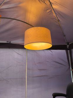 Drum Pendant Lamp with Fabric Shade