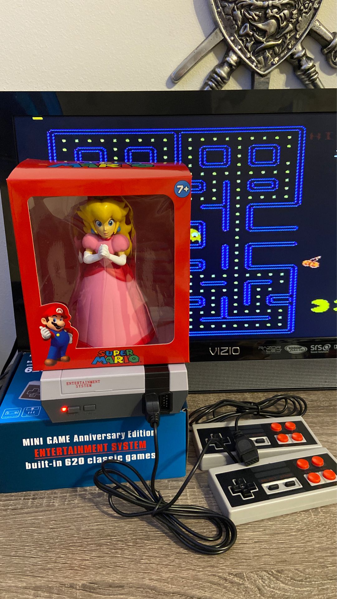 Old classic games arcade retro Anniversary Edition built in 620 games * +Princess Peach