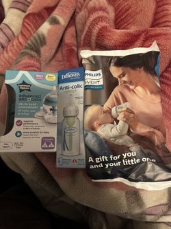 Three baby bottles brand new