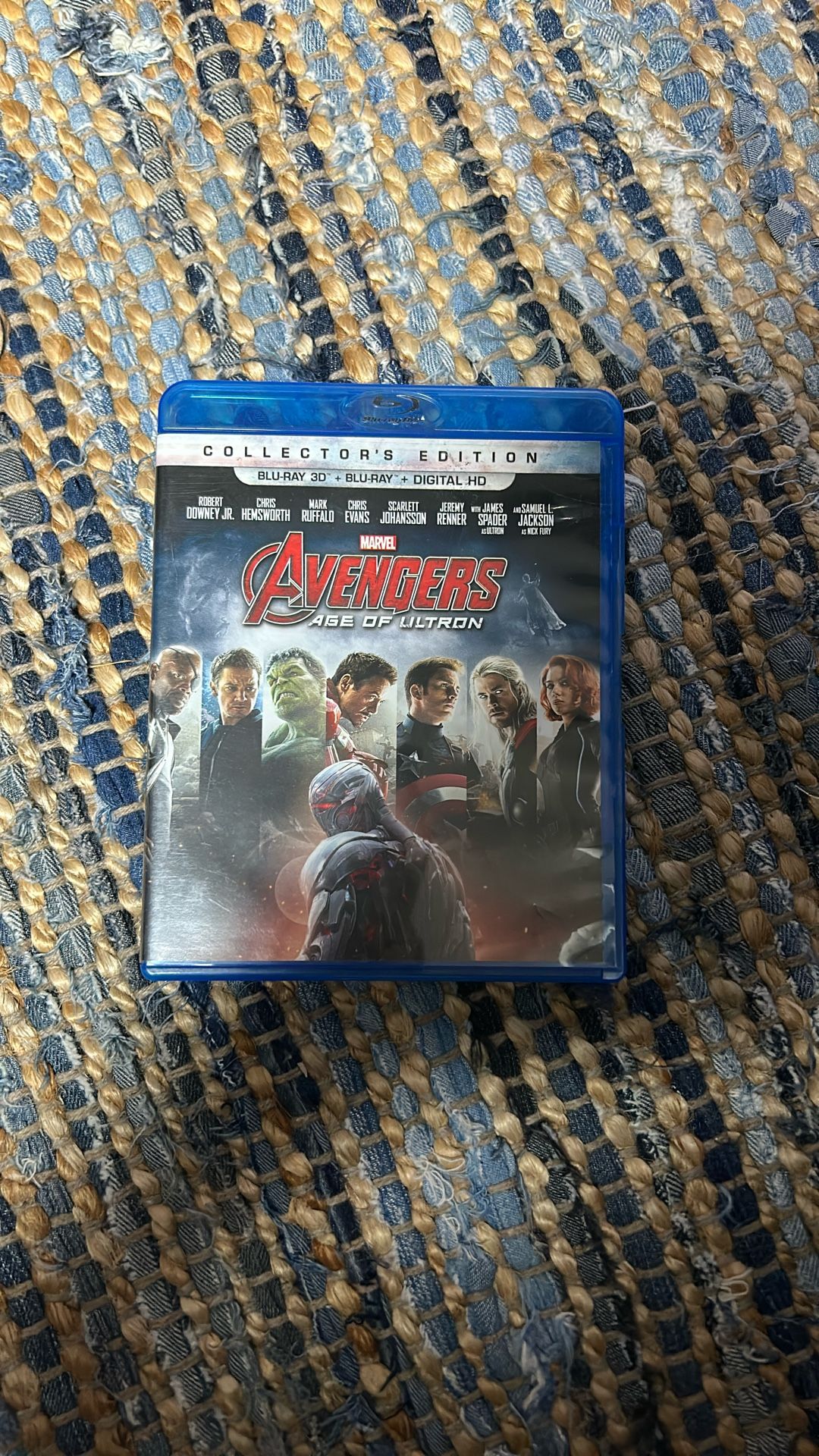 Avengers Age Of Ultron Blu Ray 3D + Blu Ray