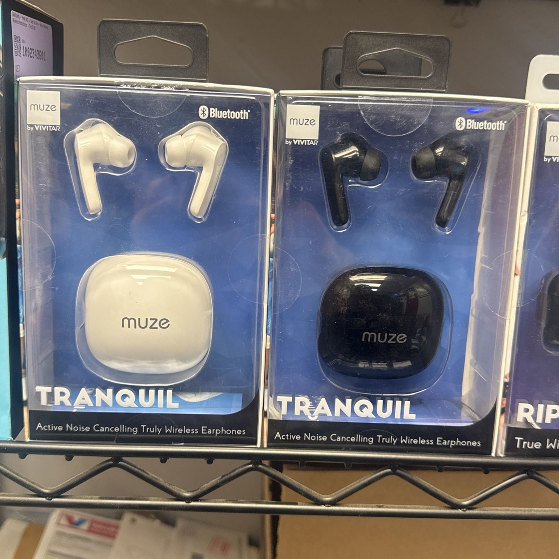 MUZE Tranquil Active Noise Cancelling Wireless Headphones