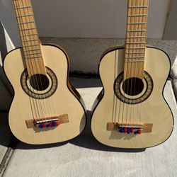 Pair of guitars 