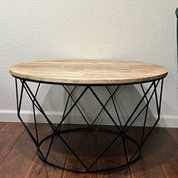 Wood Round coffee Table