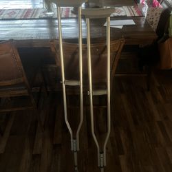 Aluminum Crutches -only Used One Time