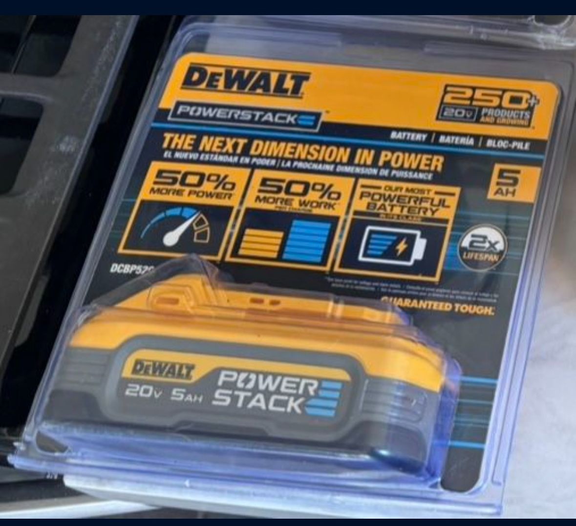 DeWalt Powerstack Battery 20 V 5amp!