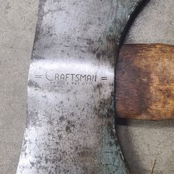 Vintage Craftsman Double Bit Axe 32" Handle 