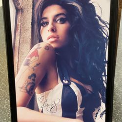 Framed Amy Winehouse Wall Art