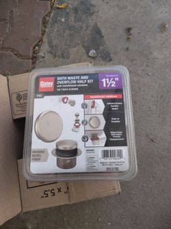Bath weste and overflow half kit