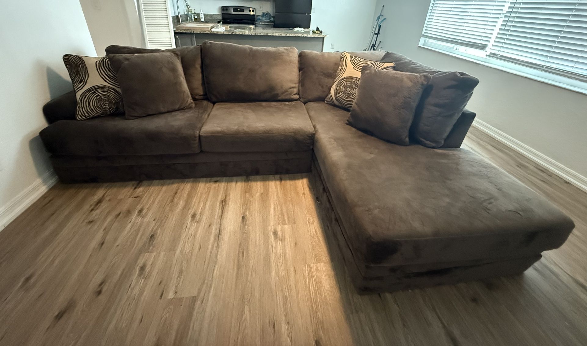 Brown Sectional Sofa