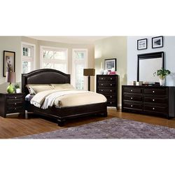 Brand New Espresso 4pc King Bedroom Set (Available In California King)