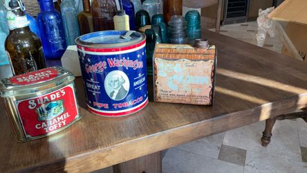 Antique tins