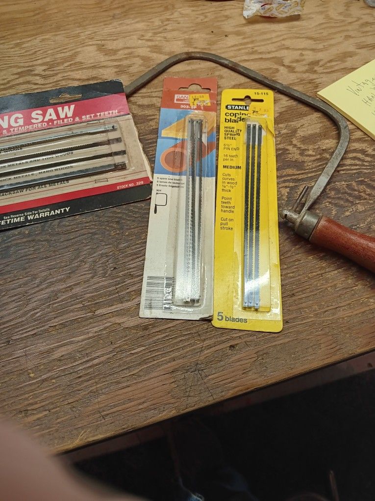 Vintage Wood Handle Coping Saw