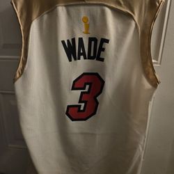 MIAMI HEAT CHAMPIONSHIP 2006 WADE JERSEY  SIZE LARGE