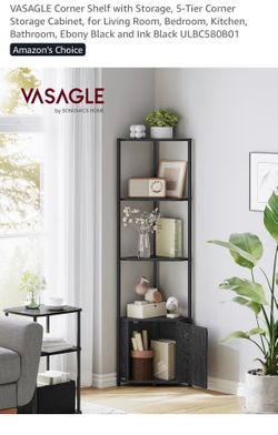Corner Shelf with Storage