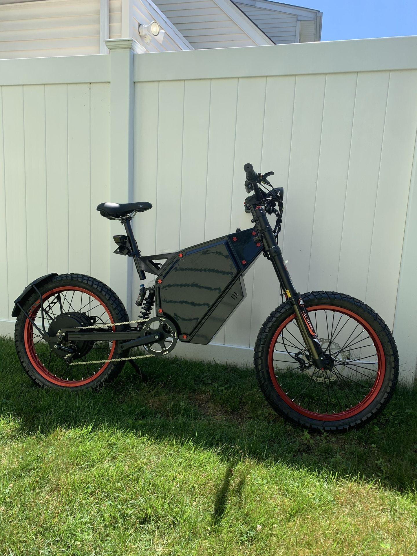 55+ Mph Fast !! 80 Miles Per Charge Electric Ebike Enduro
