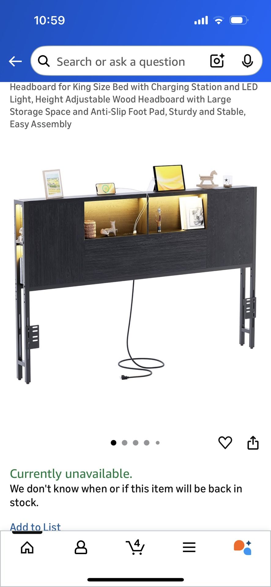 King Size Headboard 