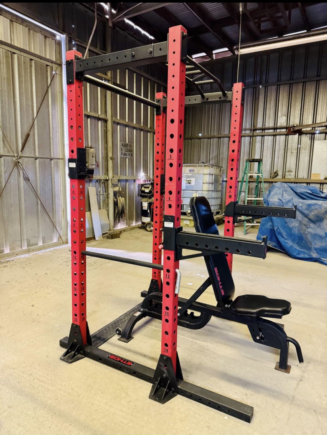 ETHOS RACK WITH SFETY ARMS BENCH NOT INCLUDED