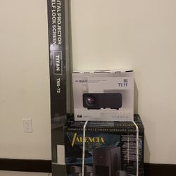 Brand new  Smart Surround sound System And projector