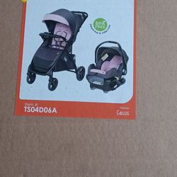 Baby Carseat And Stroller Set