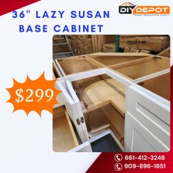 Maximize Corner Storage with Our 36" Lazy Susan Base Cabinet