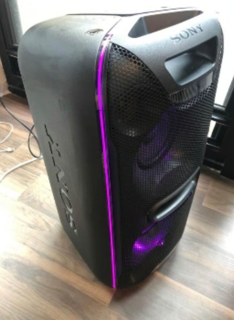SONY GTK-XB72 Bluetooth NFC Megasound Party Speaker - Black, Output power: 470 Watts!, Bluetooth, USB / RCA, Extra Bass!