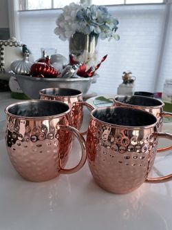 Moscow Mule Copper mugs