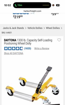 Daytona Go jacks 1300lb