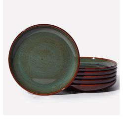 Pokini Ceramic Dinner Plates Set Of 6