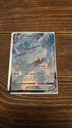IceRider Calyrex VMAX Pokemon card