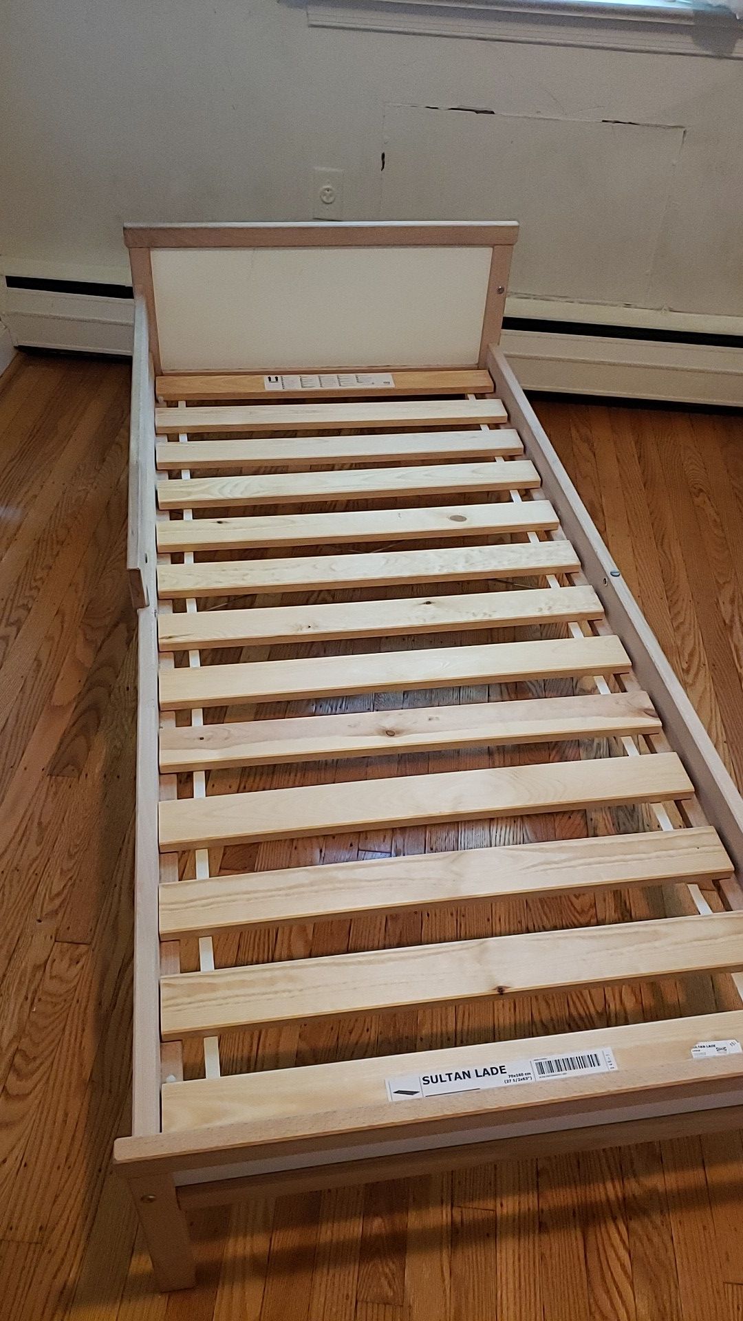 2 IKEA Kids bed frame. 1 right safety rail and 1 left safety rail